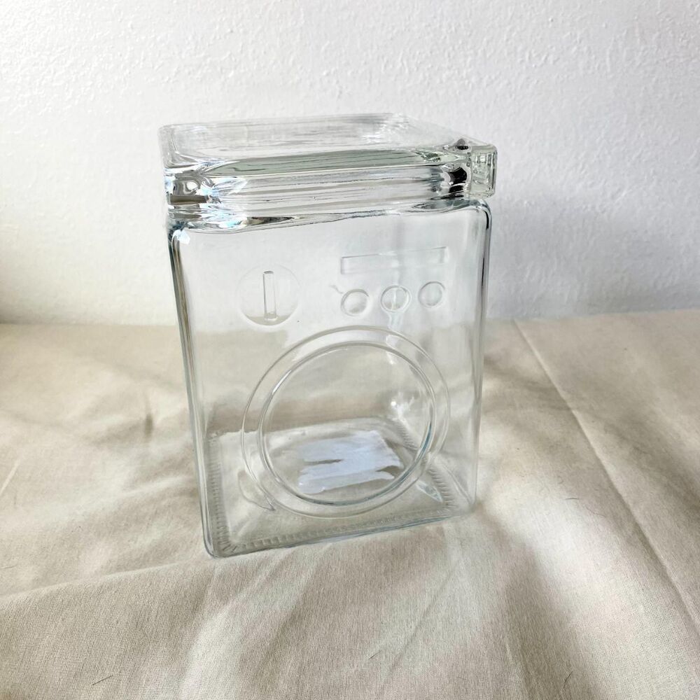 Target Bullseye Playground Washing Machine Glass Jar